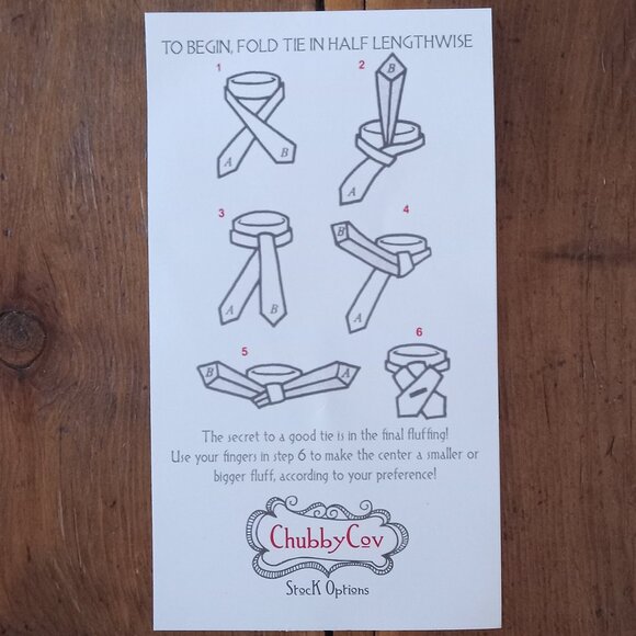 New Chubby Cov Stock Tie - Picture 4 of 4